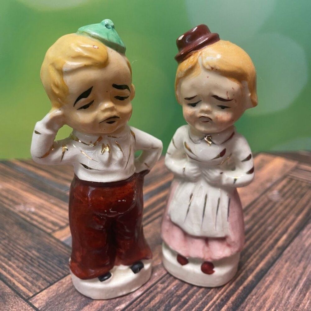 1940s/1950s 'Turnabout' Salt & Pepper Shakers – Made in Japan